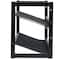 Organize It All 30" Black 2 Tier Adjustable Mesh Shoe Rack